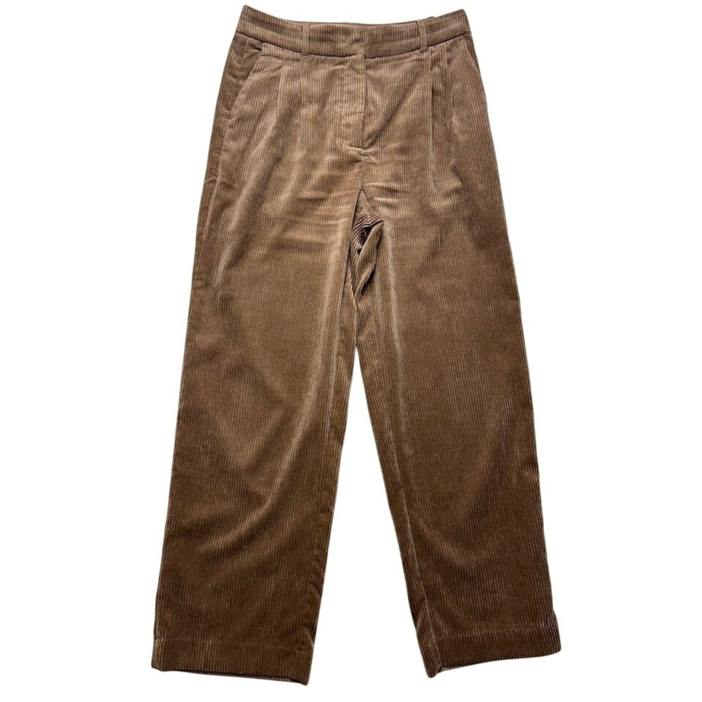 Altar'd State Brown Corduroy Wide Leg Pleated Pants ASWB-232-007 Size M